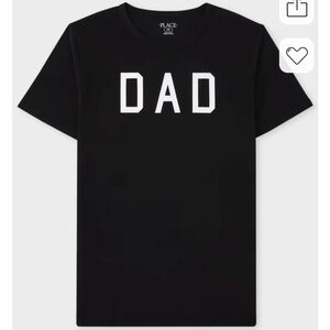 The Children's Place Black 'DAD' Tee